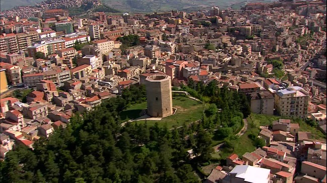 Veduta di Enna
