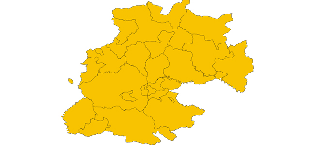 Mappa provincia di Enna