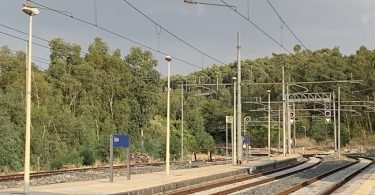 La stazione ferroviaria di Enna