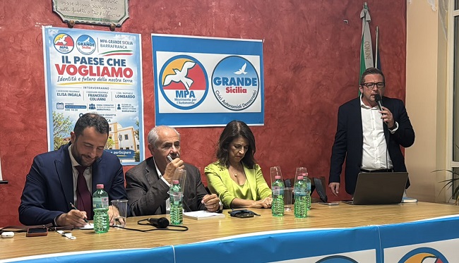 congresso comunale del Mpa di Barrafranca