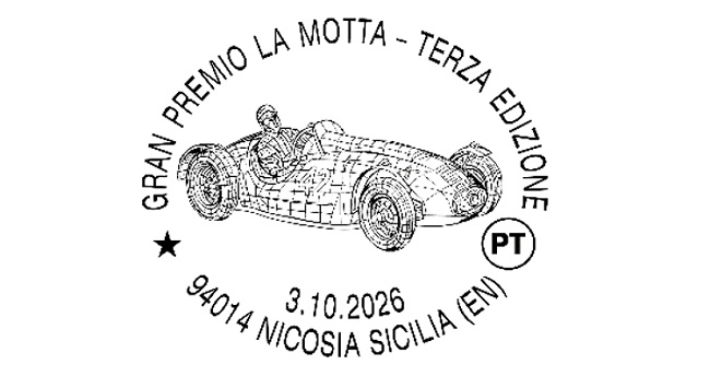 annullo filatelico Gran Premio La Motta